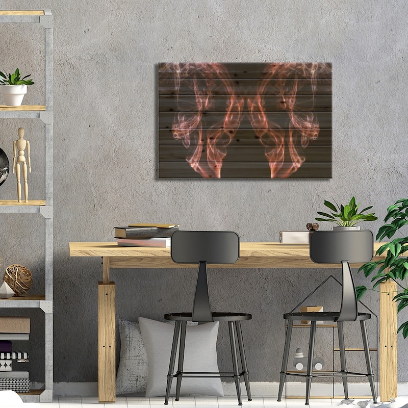 Beauty Of Aerodynamics, Copper Print On Wood by Elena Kulikova - Multi-Color