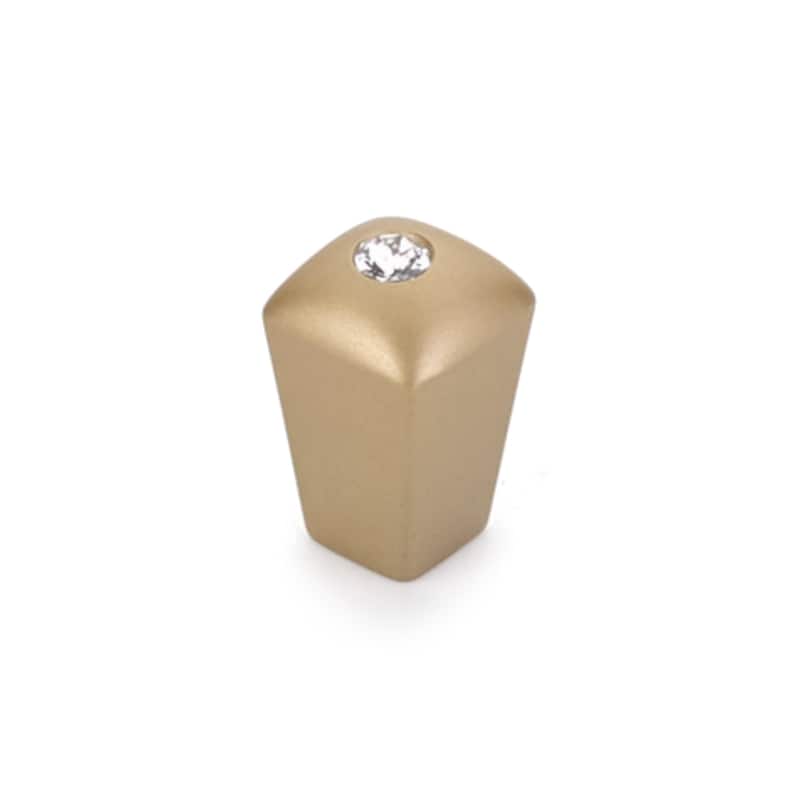 Schaub and Company Skyevale 1/2" Designer Luxury Mini Cabinet Knob / - Signature Satin Brass