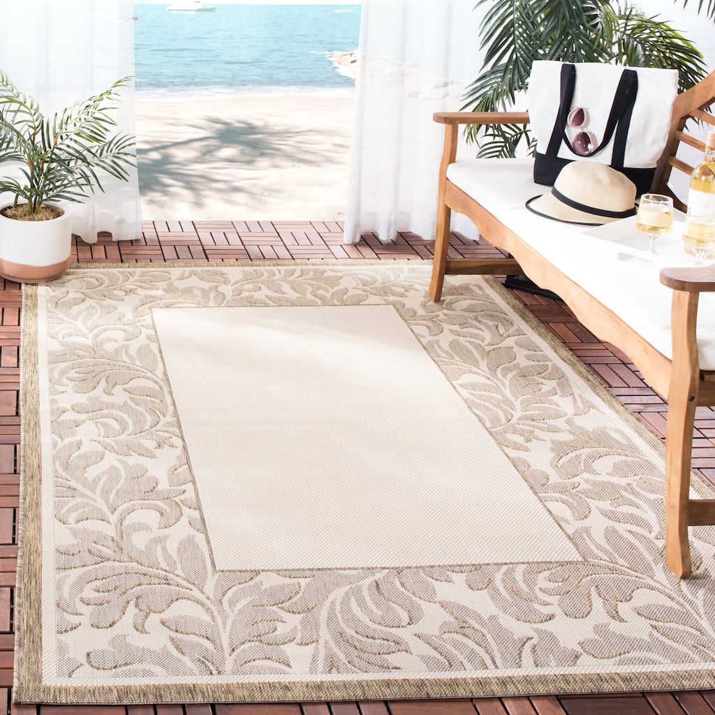 SAFAVIEH Courtyard Rieke Waterproof Backyard Patio Rug