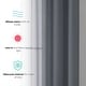 preview thumbnail 33 of 117, HLC.me 2 Piece Semi Sheer Voile Window Curtain Drapes Grommet Top Panels Bedroom, Living Room - Set of 2 panels