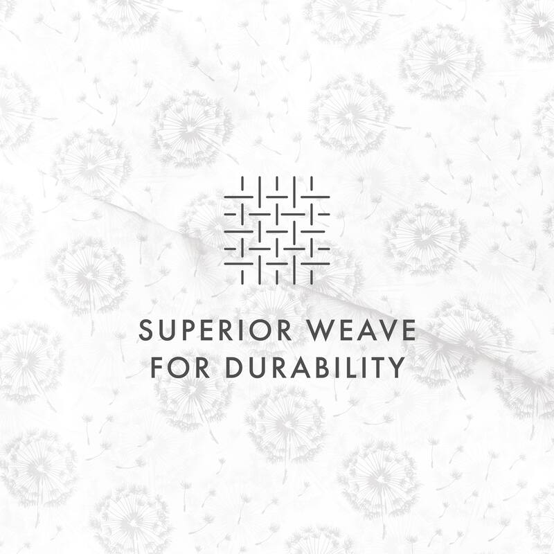 Becky Cameron Make a Wish Dandelion 3 Piece Duvet Cover Set