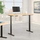 preview thumbnail 19 of 108, Move 60 Series 72W x 30D Height Adjustable Standing Desk Natural Maple/Black Powder Coat