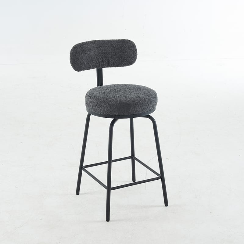 Modern Swivel Bar Stools Set Of 2