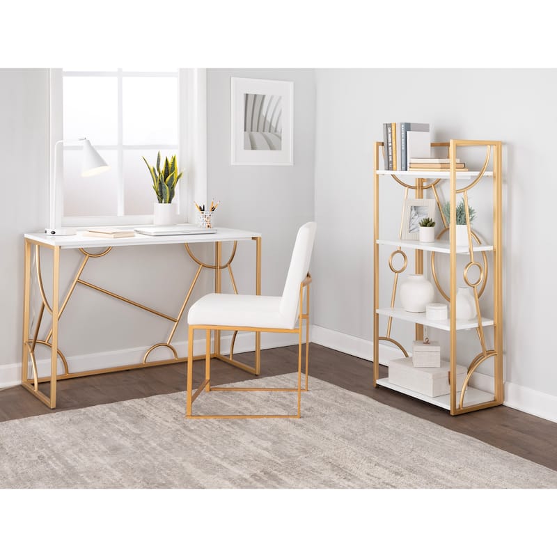 Silver Orchid Loretta Desk