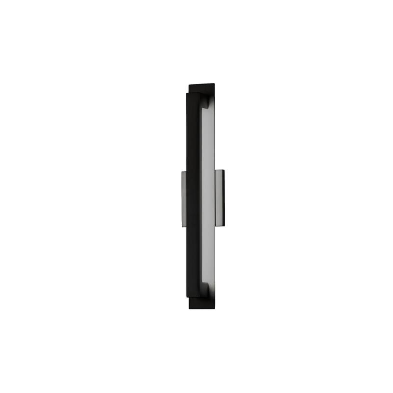 Justice Design EVOLV Catalina LED ADA Outdoor Wall Sconce - Matte Black - 24" H