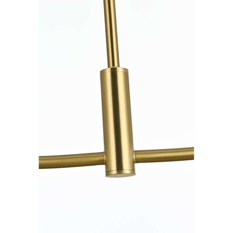 Elegant Lighting LD816D42 Nyomi 2 Light 42" Wide Chandelier