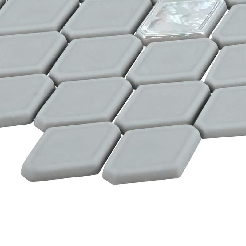 Daltile Starcastle 1.5" Elongated Hexagon Glass Wall Mosaic (15 PC Per Carton) (13.28 SQFT Per Carton)