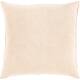 Whitley Faded Waffle Weave Cotton Throw Pillow