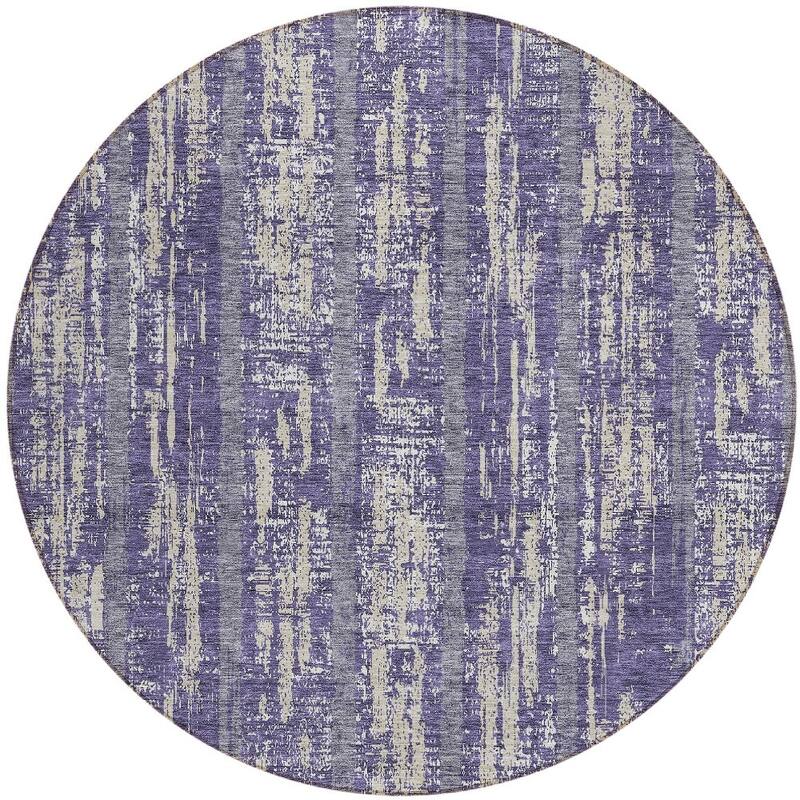 HomeRoots Striped Transitional Rectangle Outdoor Rug
