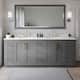 Option Dark Gray / White Quartz Top / Brushed Gold