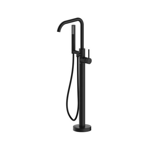 Jacuzzi Contento Floor Mounted Tub Filler with Built-In Diverter -