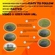 preview thumbnail 3 of 3, SkyBound 10ft Trampoline with Enclosure Net, Outdoor Trampoline for Kids and Adults (Orange)