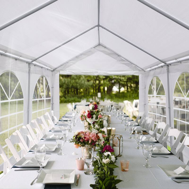 Outdoor Metal White Party Tent with Windows