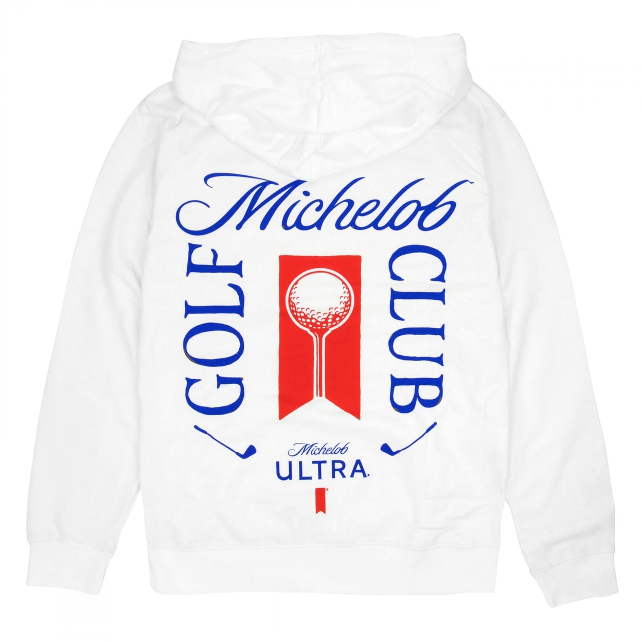 Michelob Golf Club Beige Front And Back Sweatshirt Hoodie Bed