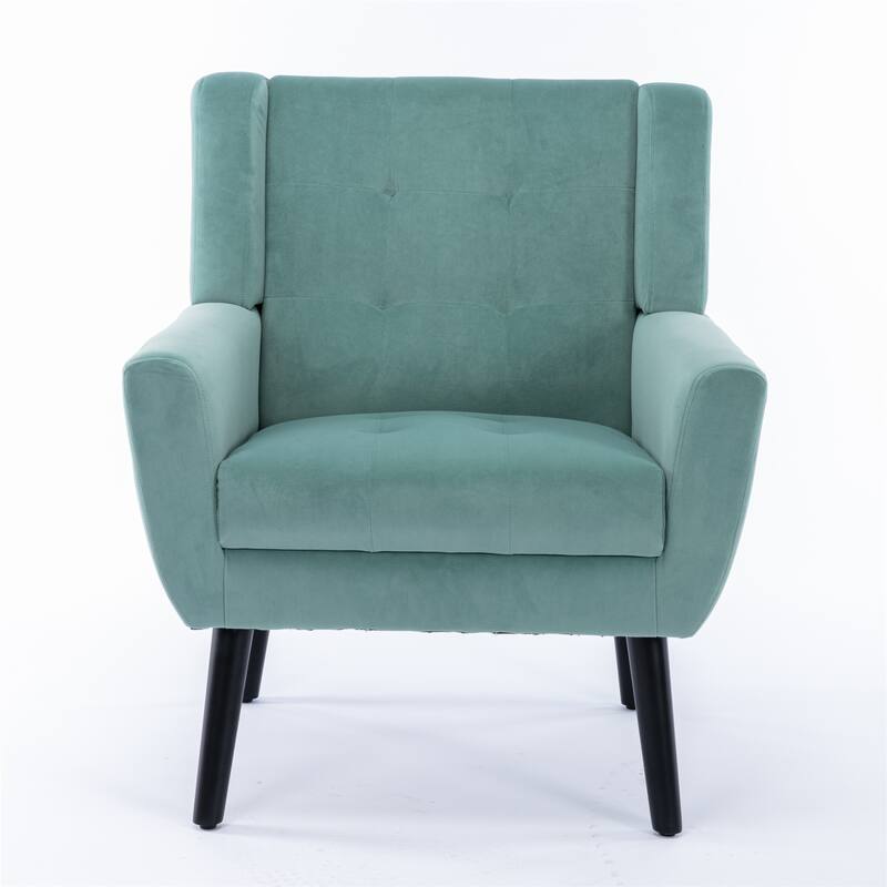 Modern Soft Velvet Material Ergonomics Accent Chair