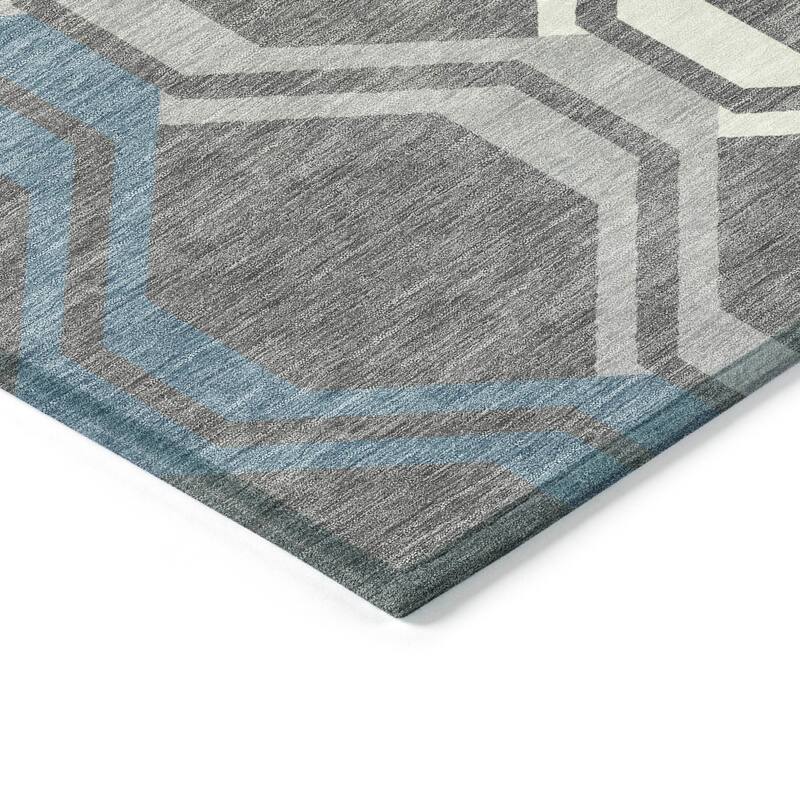 Machine Washable Indoor/ Outdoor Contemporary Dimensions Chantille Rug