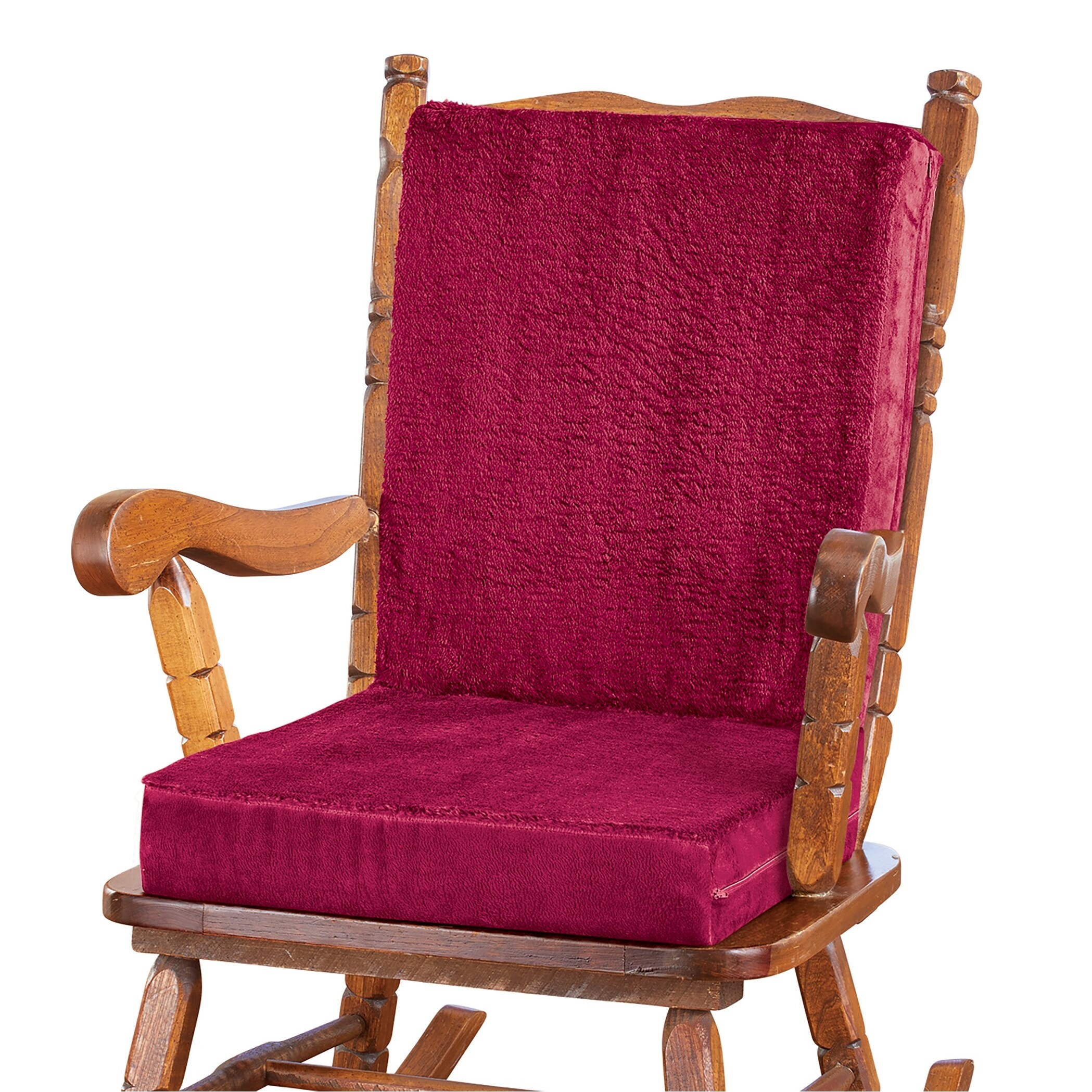 Bird Tapestry 2 Piece Burgundy Rocking Chair Cushions 18.000 x 12.000 x 9.000 Bed Bath Beyond 37369701