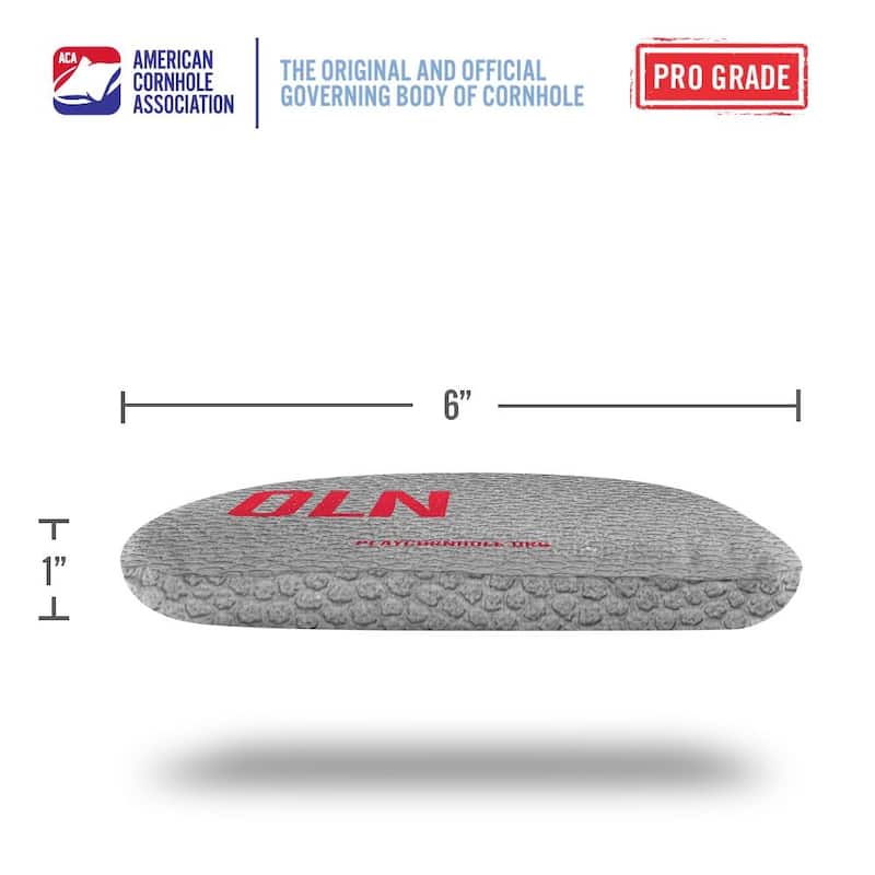 Lincoln Gray Dual Sided Cornhole Bags