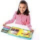 preview thumbnail 3 of 8, Paper Junkie 43-Piece Rainbow Stationery Set for Girls, Jumbo Arts & Crafts Pencil Case