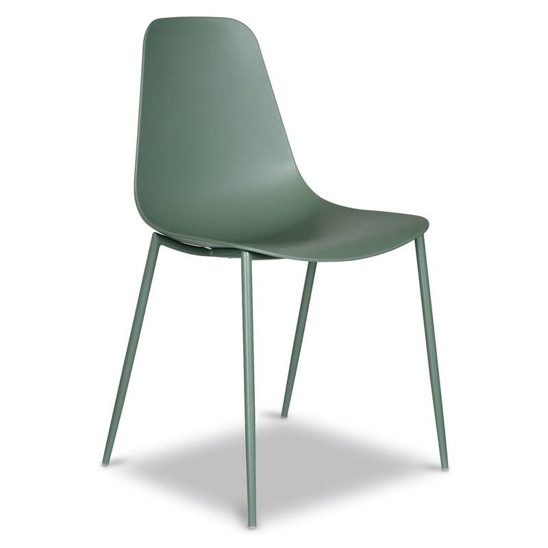 Poly & Bark Isla Modern Dining Chairs (Set of 4) - Indoor or Outdoor Use