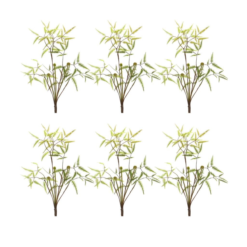 Mini Fern Bush (Set of 6)