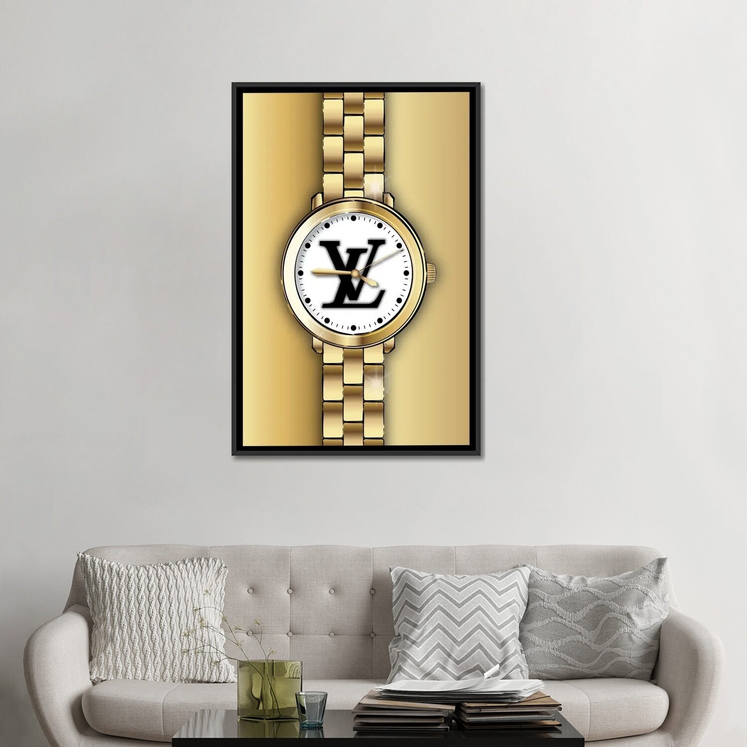 Louis Vuitton Watch by Martina Pavlova Fine Art Paper Print ( Fashion > Fashion Brands > Louis Vuitton art) - 24x16x.25