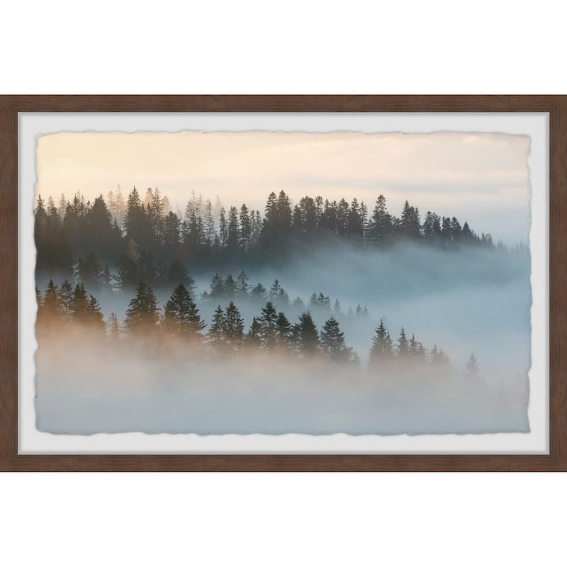 'Morning at the Forest' Framed Painting Print