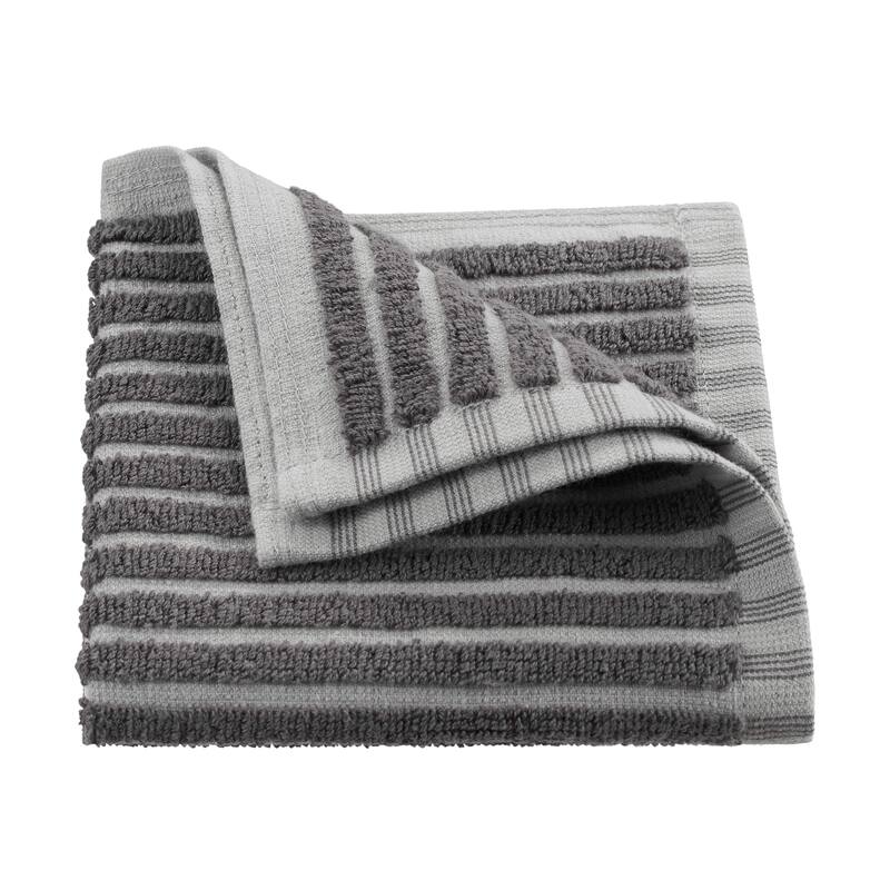 Martex Sculpted Stripe Tan Bath Towel