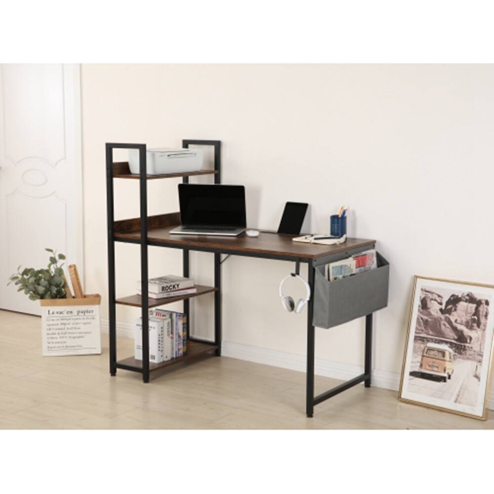 High-quality and multi-function,computer desk,with bookshelf