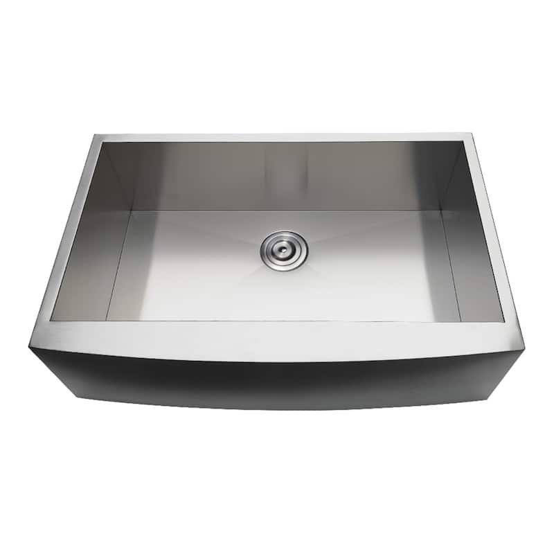 Kingston Brass Uptowne 33" Farmhouse Single Basin Stainless Steel - Brushed