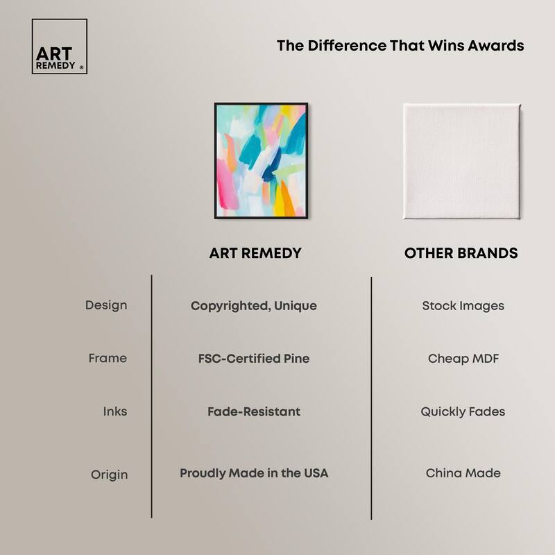 Whirlwind of Color I Canvas by Art Remedy