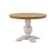 preview thumbnail 13 of 11, Eleanor Two-tone Round Top Dining Table by iNSPIRE Q Classic Antique White Base
