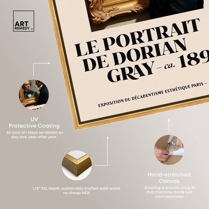 Decadent World of Dorian Gray Canvas by Art Remedy