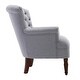 preview thumbnail 12 of 28, Corvus Sidmouth Tufted Fabric Oversized Club Chair