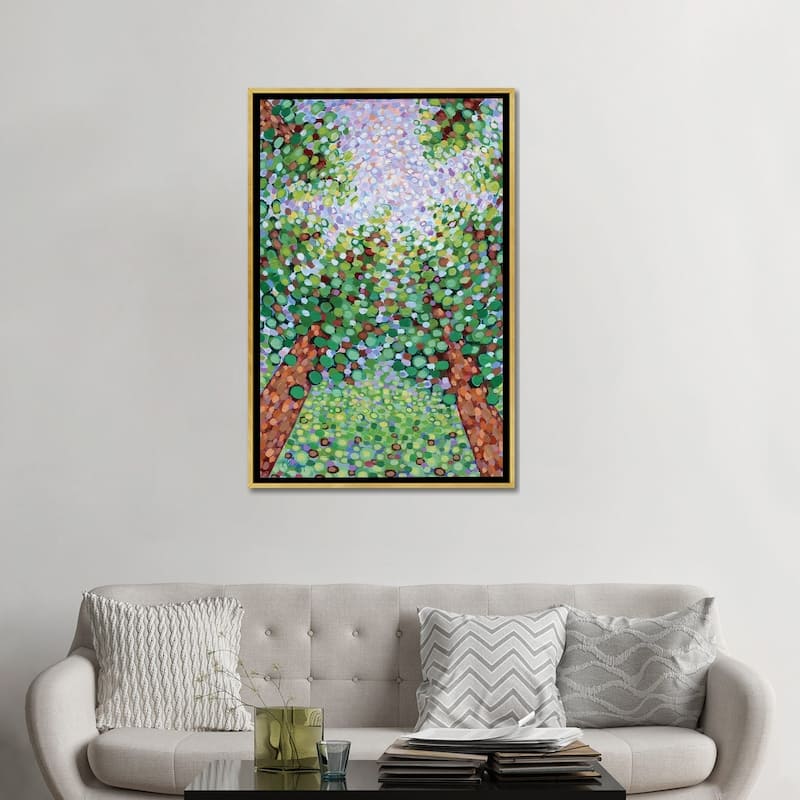iCanvas "Under The Tall Pines" by Kristen Pobatschnig Framed Canvas Print