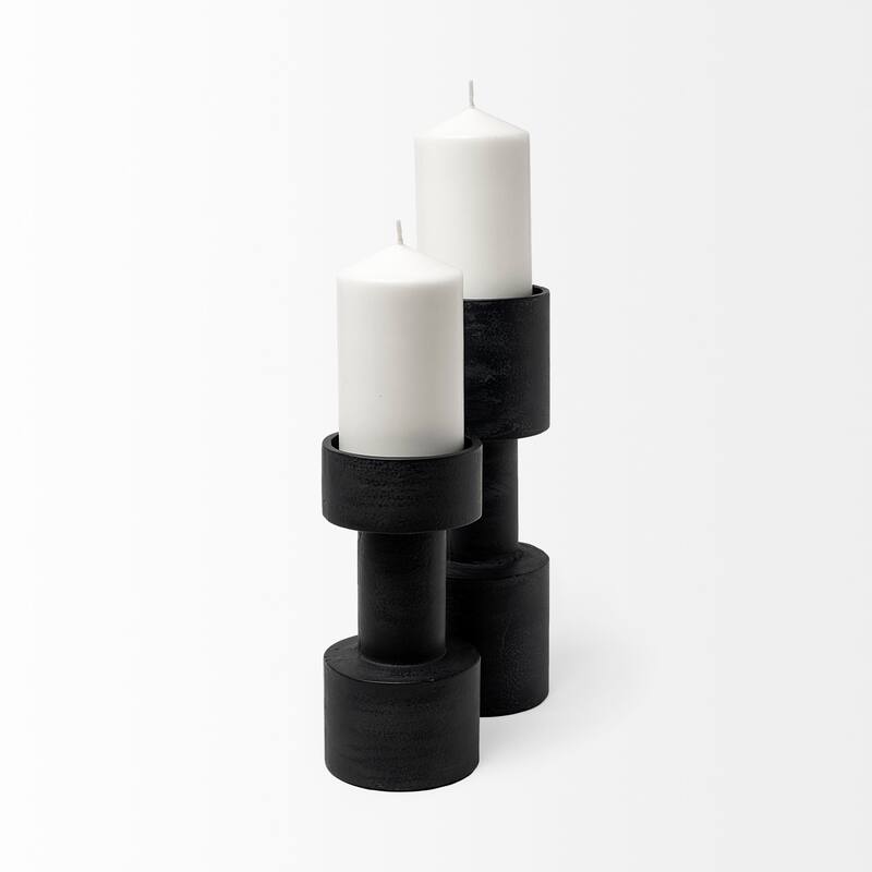Bolton 3.9L x 3.9W x 10.6H Gold Metal Table Candle Holders