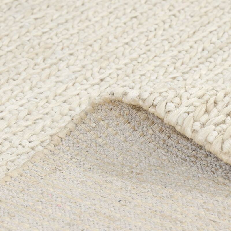 Overton Handmade Modern Contemporary Solid Area Rug