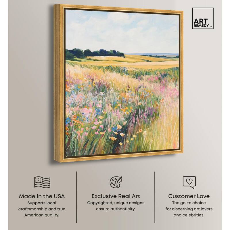Open Field II Canvas by Art Remedy