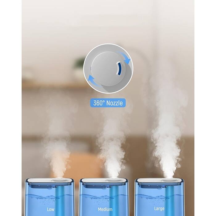Humidifiers for Bedroom, Warm and Cool Mist Humidifier Large Room On