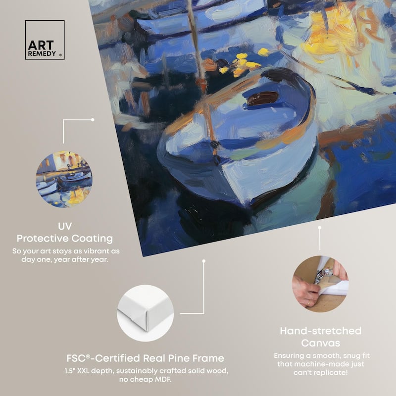 Sailor's Rest Canvas by Art Remedy, Gallery Wrapped