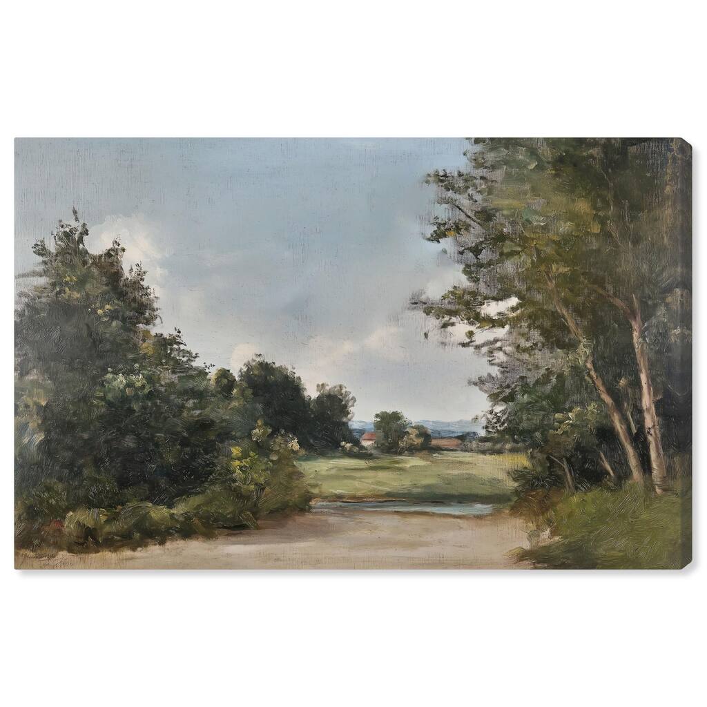 Hilltop Tower View II Canvas by Art Remedy, Gallery Wrapped