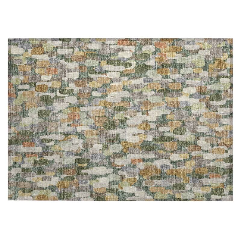 Machine Washable Indoor/ Outdoor Contemporary Drew Chantille Rug