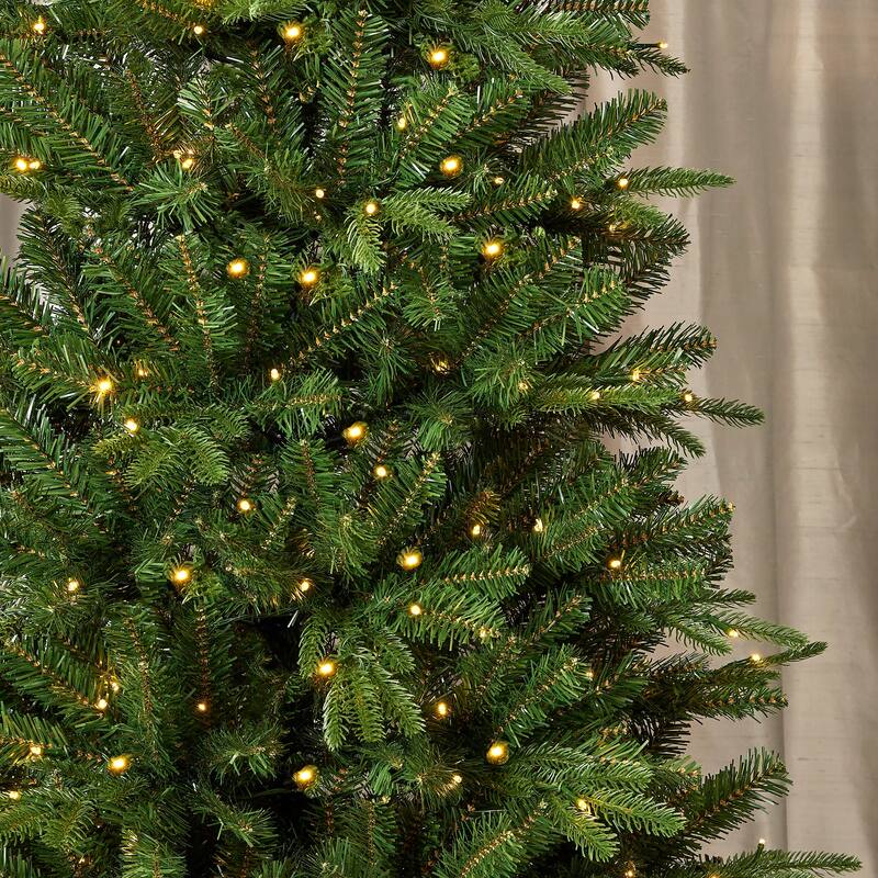 Dakota Pine 7ft Artificial Pre-Lit Tree, Dual LED Lights with 9 Functions