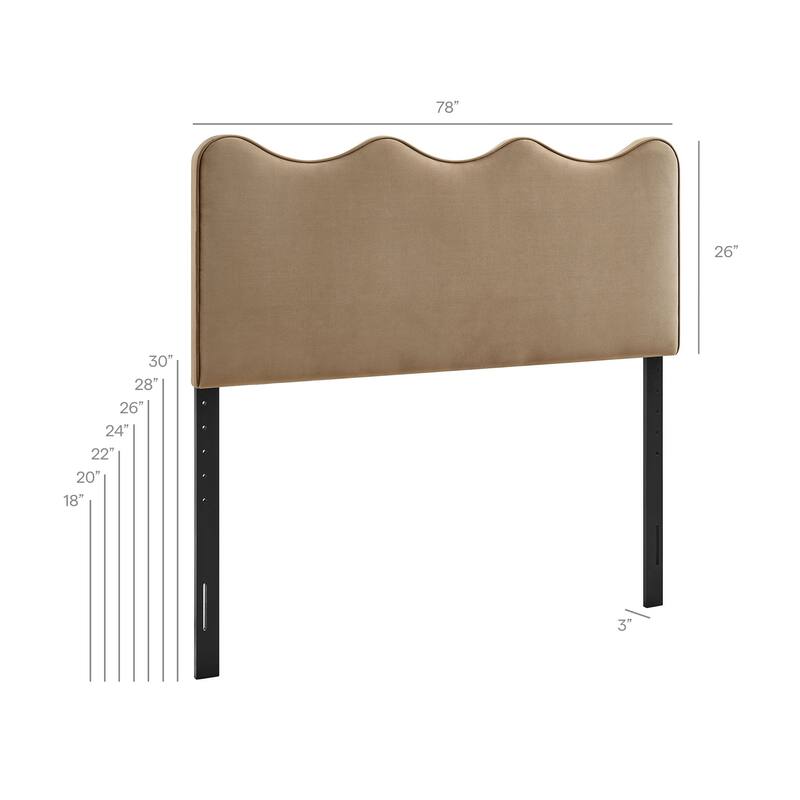 Athena Stain-Resistant Performance Velvet Headboard