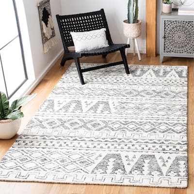 SAFAVIEH Handmade Abstract Bionda Modern Wool Rug