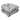 Pillow Perfect Outdoor Indoor Dailey Pewter Seat Cushion (Set of 2) 19 X 19 X 5