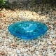 preview thumbnail 12 of 37, Achla Designs Reflective Crackle Glass Birdbath Bowl, 12.5 Inch Diameter, Cobalt Blue