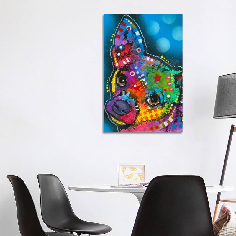 iCanvas "Pop Chihuahua" by Dean Russo Canvas Print - 40x26x1.5