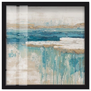 Weeping Wall II Coastal Bathroom Art Shadowbox Print by Art Remedy ...