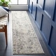 preview thumbnail 80 of 82, SAFAVIEH Madison Katrein Modern Abstract Rug 2' x 8' Runner - Grey/Ivory - Runner